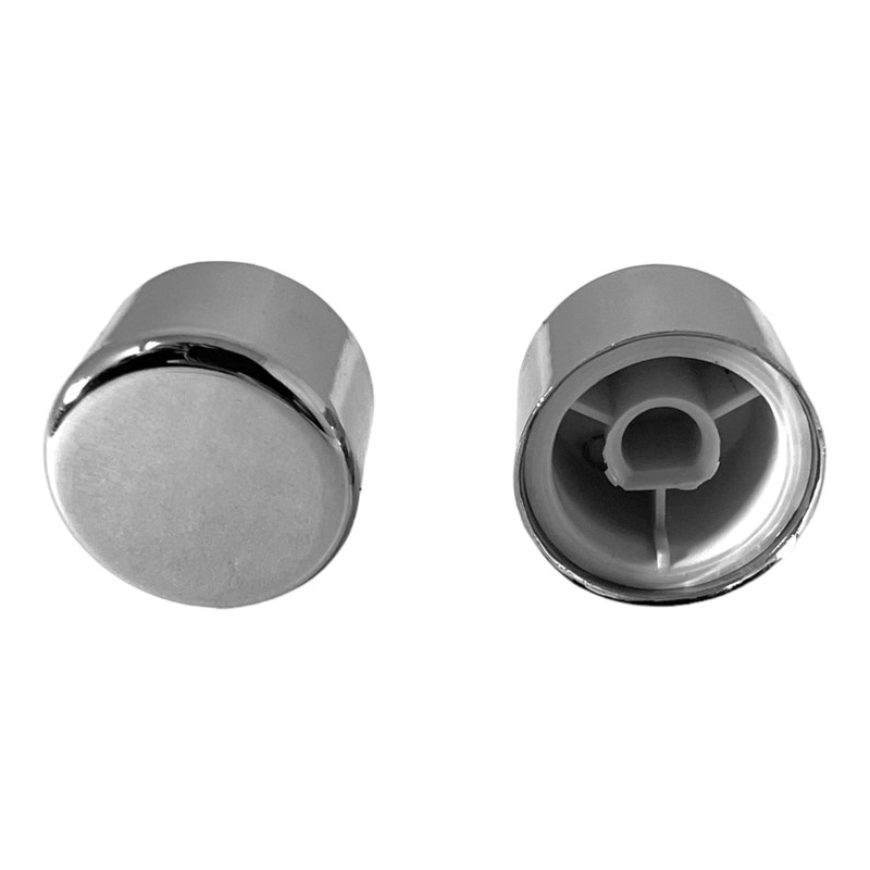 EVOGES Bright Polished Chrome Spare Universal Dimmer Knob, Pack of