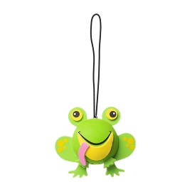 Cute Green Frog Rear-View Car Mirror Dangler Hanging Charm Auto Accessory