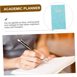 jojofuny English Planner Notebook Day Academic Weekly Schedule Notepad Wear Resistant Office Supply Compact To Do List Organizer for Students Teachers and Professionals