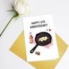 Funny Pun Iron Anniversary Card, Humorous 6 Year Wedding Anniversary
