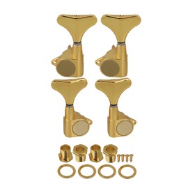 BQLZR Gold Electric bass Tuners Machine Heads Tuning Pegs 2L2R