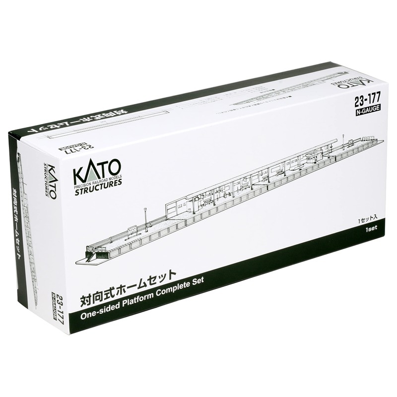 Kato Unitrack Opposite Platform Set (Pre-Built) K23-177 N Gauge