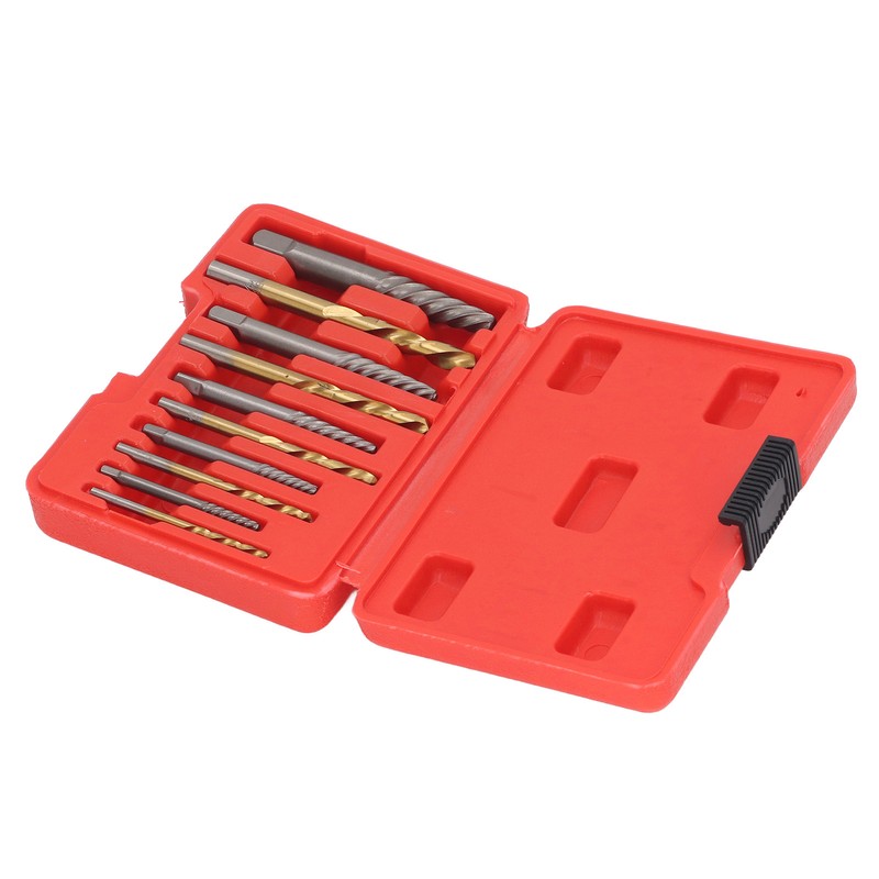 10PCS Screw Extractor Set Heavy Duty Bolt Extractor Set Left