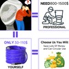 NIFUAL 100FT Sewer Jetter Kit for Pressure Washer, 5800PSI Drain