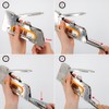 DiER 4/6/8mm Staple Gun Upholstery Tacker Stapler Kit with 4000PCS