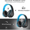 ZIHNIC Bluetooth Over-Ear Headphones, Zihnic Foldable Wireless and Wired Stereo