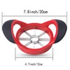 Beylos Easy Grip Apple Corer Slicer-Divider-Cutter-Wedger, Ergonomic Rubber Grip Handle,