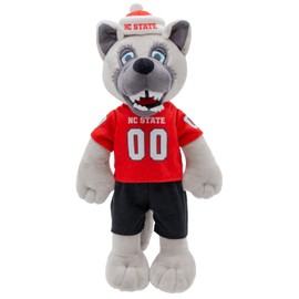 PLUSHIBLE BRIDGING MILES WITH SMILES 14" North Carolina Mr. Wuf Mascot Plush Figure - College Football Ragdoll - Sports Mascot Figure - Soft Plush Material - Washable Doll