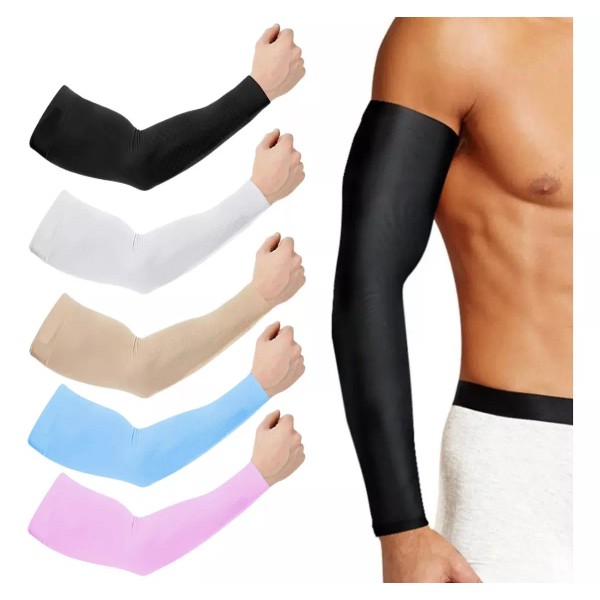 Universo en Linea Par Mangas Protectoras Uv Deportes Licra Protector