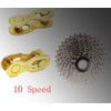 Hyamass 4 Pairs Bicycle Missing Link 10 Speed Chain Reusable