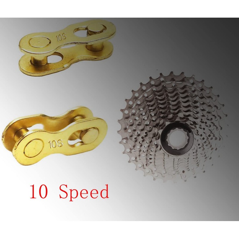 Hyamass 4 Pairs Bicycle Missing Link 10 Speed Chain Reusable
