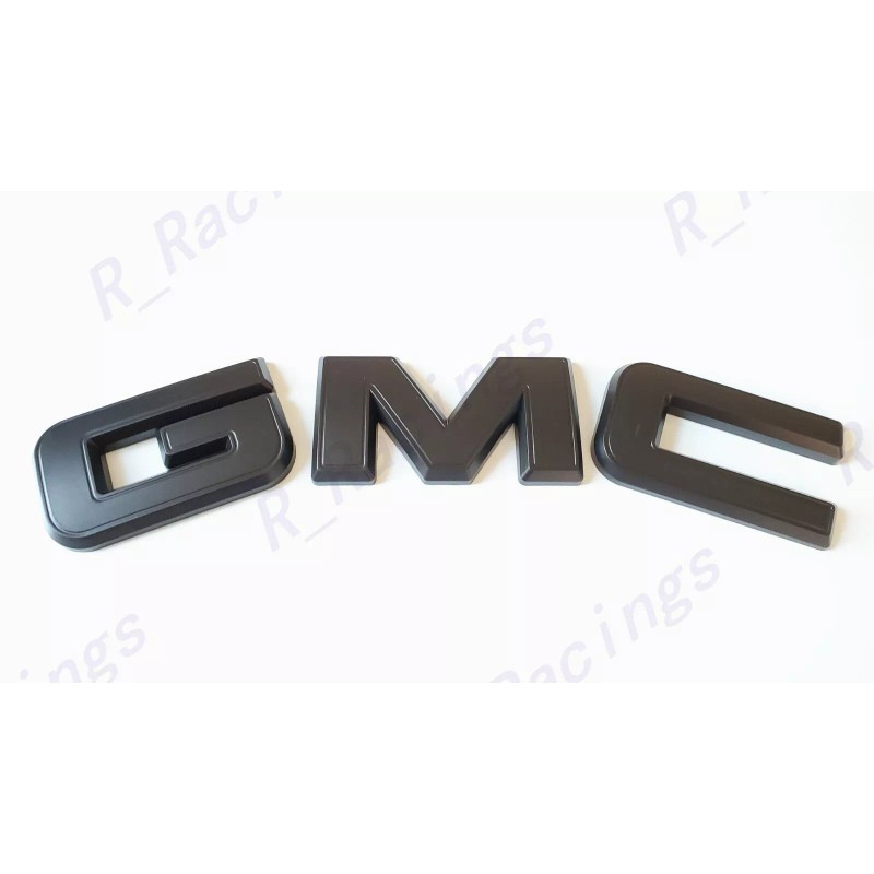 Auto Front Only Matte Black Emblem Overlay 2019-2025 GMC Sierra