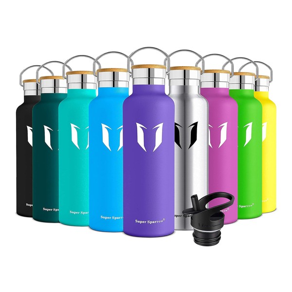Super Sparrow Drinking Bottle, Stainless Steel Water Bottle, 750 ml,