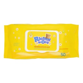 Toallitas Húmedas Bebé Ricitos De Oro 50 Piezas Pack De 12