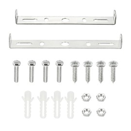 2 Set of Light Fixture Ceiling Bracket, 90 Mm And100 Mm Ceiling Light Plate Kit, Ceiling Light Bracket, for Home Office Install Various Types of Light(Silver)