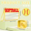 Hillban 2 Pcs Softball Gifts Softball Snack Bags Softball Chenille