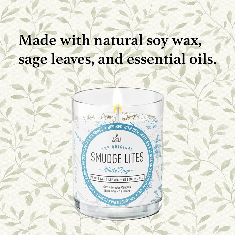 SOUL STICKS 6 Pack Smudge Lites Votive Candles | 960