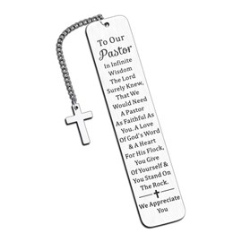 Pastor Appreciation Gifts, Pastor Gifts for Men, Bookmark Gifts for Pastor Appreciation Day, Stocking Stuffers for Pastor Pastors Wife, Pastor Birthday Gifts, Thanksgiving Christmas Gift for Pastor