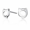 Cute Cat Kitten Mini Stud Earrings for Women Teen Girls
