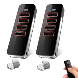 868 MHz Garage Door Remote Control for Summer Pearl 4018V000 and 4015862001900,4 Command Remote Control Garage Door for Summer Gate Operators, Rolling Code Garage Door Hand Transmitter, Pack of 2