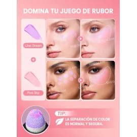 SHEGLAM Color Bloom Rubor Líquido Mate - Pink Slip - 5.2ML Gel Cream Pigmentation