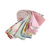 Namvo 40 Pcs Fabric Jelly Roll Set, 6.25x100cm Cotton Quilting
