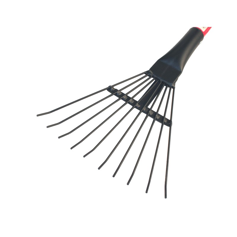 Bully Tools 92319 8" Shrub Rake. Short Fiberglass Handle.