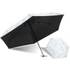 KOZUMUWAN Parasol, Ultra Lightweight, Foldable, UV Protection, Full Light Blocking,