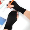 Cashmere Fingerless Gloves, Winter Warm Gloves Black Fingerless Gloves Women