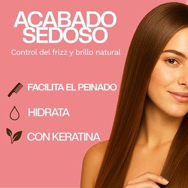 El Español con Stylo | Crema para Peinar Tratamiento Capilar (300ml) | Facilita y moldea el peinado | Reestructura la fibra capilar | Efecto anti fizz | Fortalece y da brillo natural.