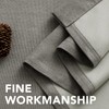 H.VERSAILTEX Linen Blackout Curtain 63 Inches Long for Bedroom/Living Room