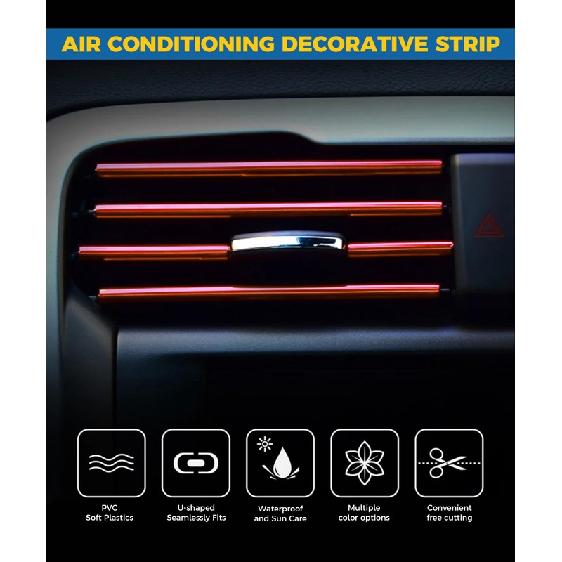 Flaconi 20 pieces car air vent decoration, car accessories decoration,