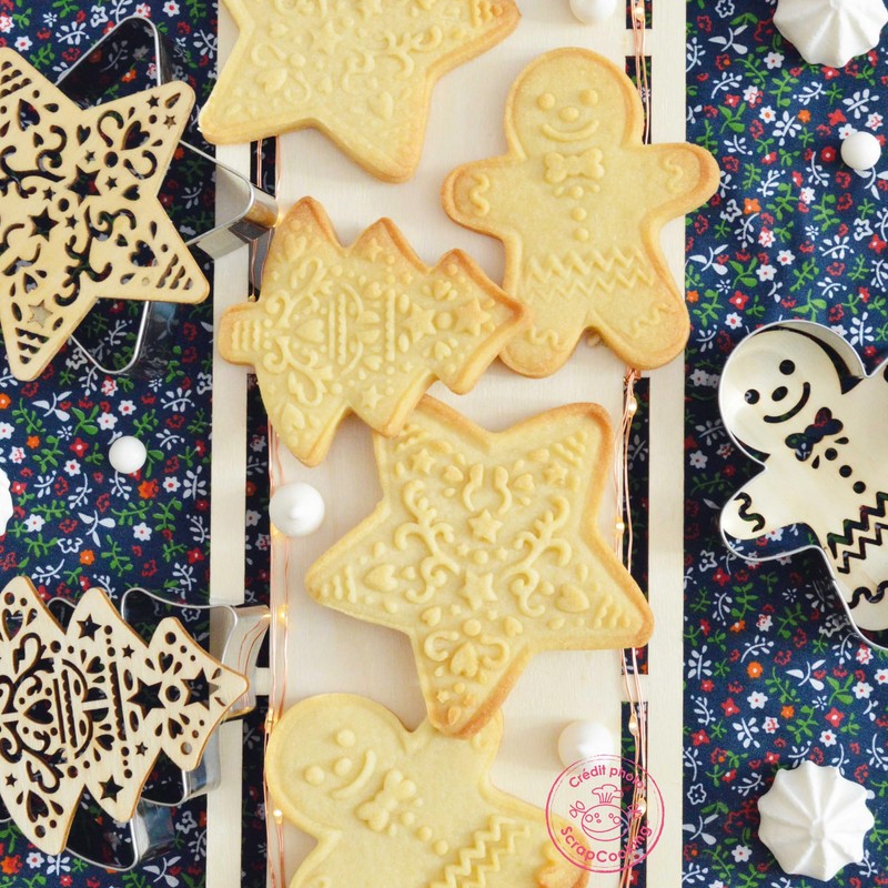 ScrapCooking - Set of 3 Cookie Cutters + Christmas Wooden