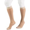 NuVein Sheer Compression Stockings, 15-20 mmHg Support, Women's Medium Denier