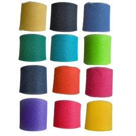 Sports Farm Baseball Softball Sport Wrist Wrap TV Tape - Colorful, 2 Packs, 3 Packs, 4 Packs (Light Blue & Pink, 4 Rolls)