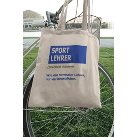 clothinx Bag as a gift for teachers, organic and fair certified raw material, many compartments to choose from, great gift idea for farewell, legal clerkship or birthday, sports teacher