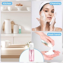 60ml Foam Pump Bottle, 3PCS Leak-Proof Travel-Sized Foaming Dispenser for Hand Soap, Shampoo, and Lotion - Compact & Portable (Style1, 60ml)