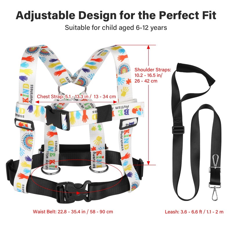 Safety Walking Harness and Leash for Autism & Special Needs