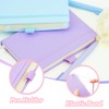 QUMENEY 6Pcs A6 Tasche Notizbücher Makrone Notizbuch