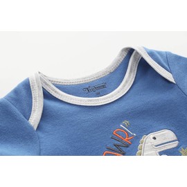 Kiddiezoom Baby Boys Girls Sleepsuit 3 Pack -