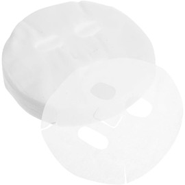 POPETPOP 100 Piezas de Mascarilla Facial para Niños de Tela No Tejida de Color Claro, Flexible y Transpirable Alta Absorción para Spa en Casa y Salón de Belleza