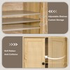 Rattan Cabinet, Buffet Cabinet with Storage