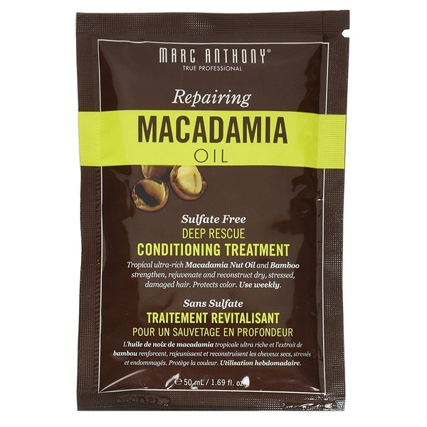 Marc Anthony Macadamia Oil Deep Rescue Treat 1.69 Ounce (12 Pieces) (50ml)