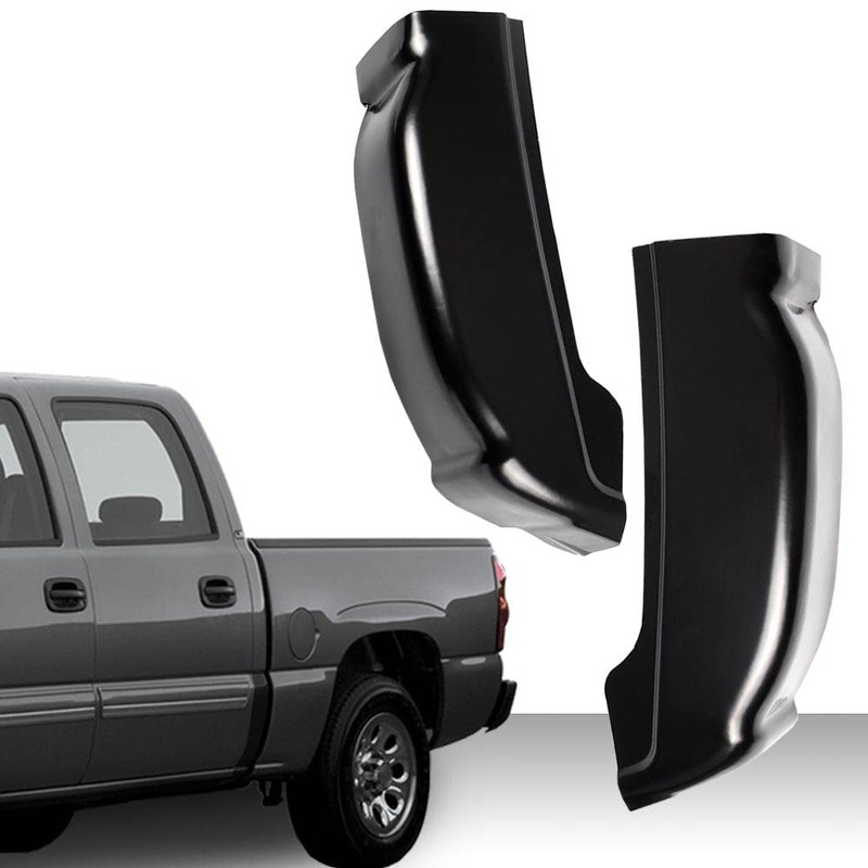 2Pcs Cab Corners Covers Compatible with 99-07 Chevy Silverado Sierra