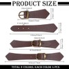 PH PandaHall 8 Sets Toggles Buttons Leather Buttons 6.6x1.2 inch