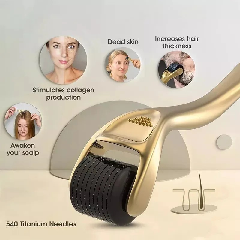 Derma Roller 0.25-0.5 Mm Facial Cabello O Rodillo Para Barba