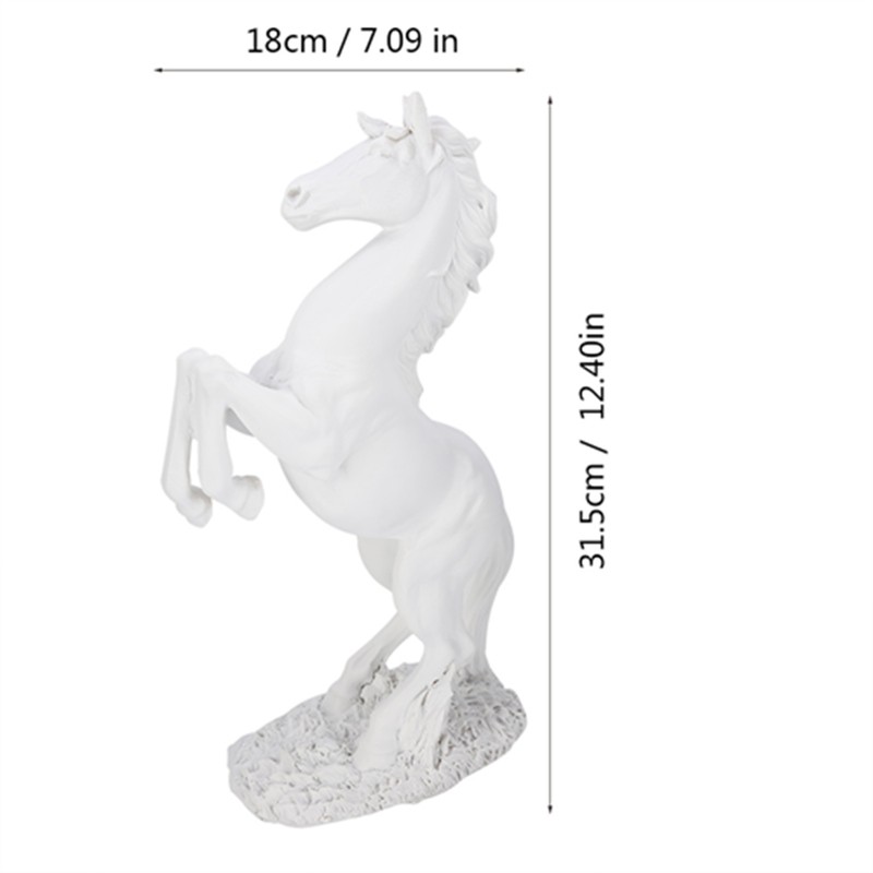 Eruopean Style Horse Sculpture Home Desk Decor Ornament Photograph Props