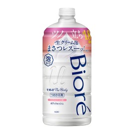 [Large Capacity] Biore u The Body Foam Type Brilliant Bouquet Scent, Refill 2.7 fl oz (780 ml), Fresh Cream Foam with High Lubricant Formulation, Body Soap, Gorgeous Brilliant Bouquet Scent