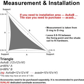 SUNLAX Sun Shade Sail 10' x 10' x 14' Turquoise Blue Right Triangle Canopy Sail Shade Cover UV Block Permeable Sunshade Outdoor for Patio Backyard (We Make Custom Size)