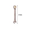 HORUSDY Ratchet Spanner, 17MM Metric Wrench Ratcheting Combination Wrenches 72-Teeth,